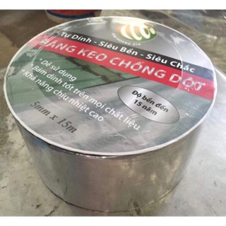 (10cm x 15m) BĂNG KEO CHỐNG DỘT MÁI TÔN ĐA NĂNG- SIÊU DÍNH