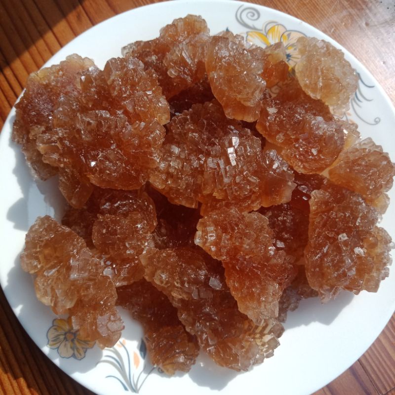 ĐƯỜNG PHÈN MẬT MÍA HỮU CƠ, KẾT TINH TỰ NHIÊN, 1KG PHÈN VỠ
