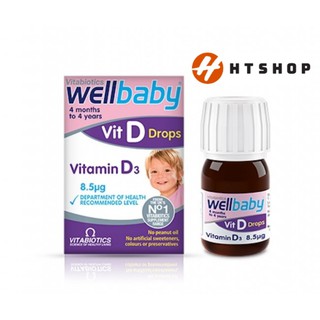 Vitamin D3 Wellbaby Dạng Giọt - Anh