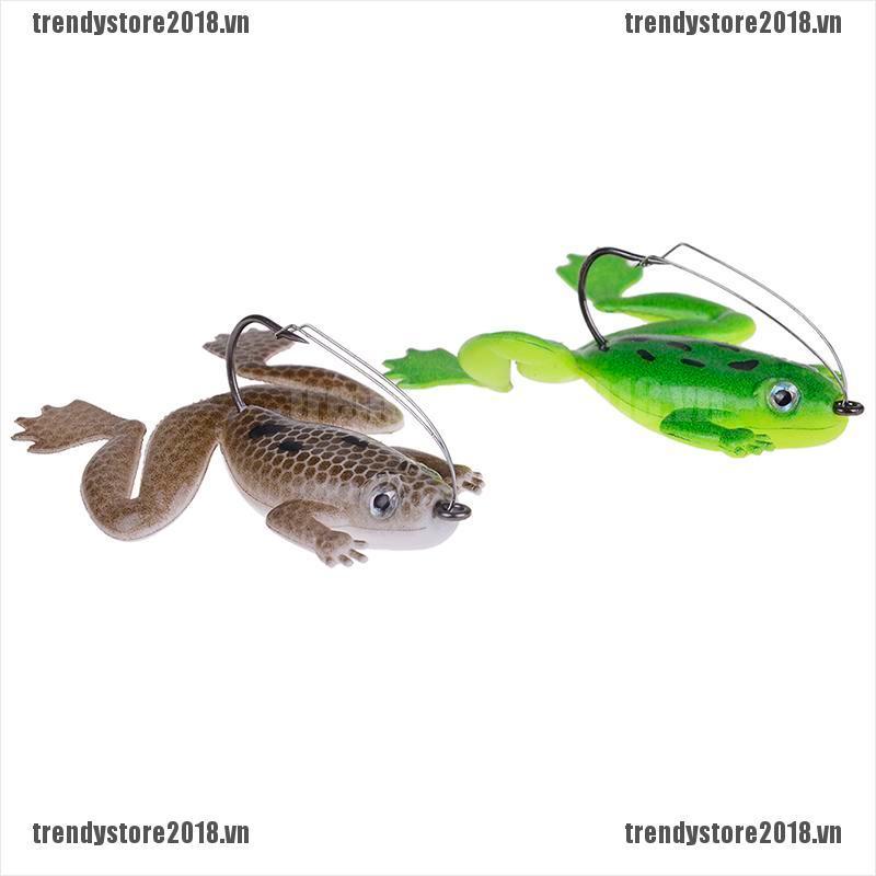 Mồi Câu Cá Giả Hình Con Ếch Độc Đáo