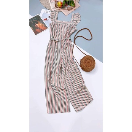 Jumpsuit Monteau tay cánh tiên