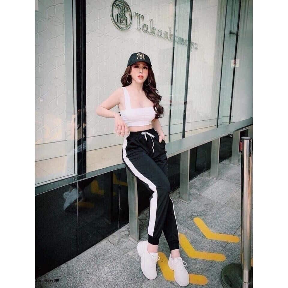 Quần thể thao Nam Nữ UNISEX , vải polyester& Cottor mềm mịn , from vải chuẩn đẹp