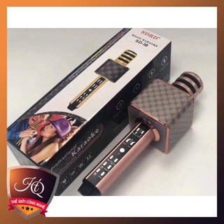 Micro Karaoke tích hợp loa Bluetooth SD-18 10W SIỆU  TRẦM