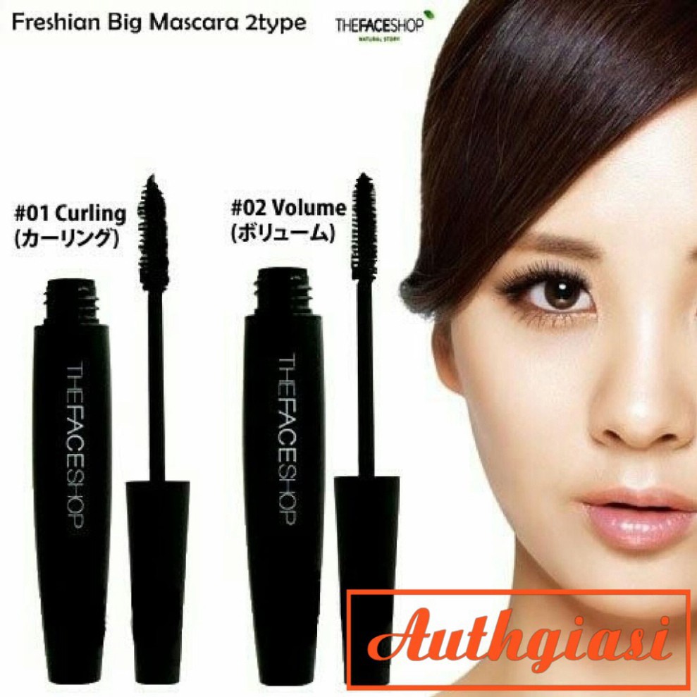 Mascara chuốt mi The Face Shop Freshian Big Mascara TFS làm dày và cong mi