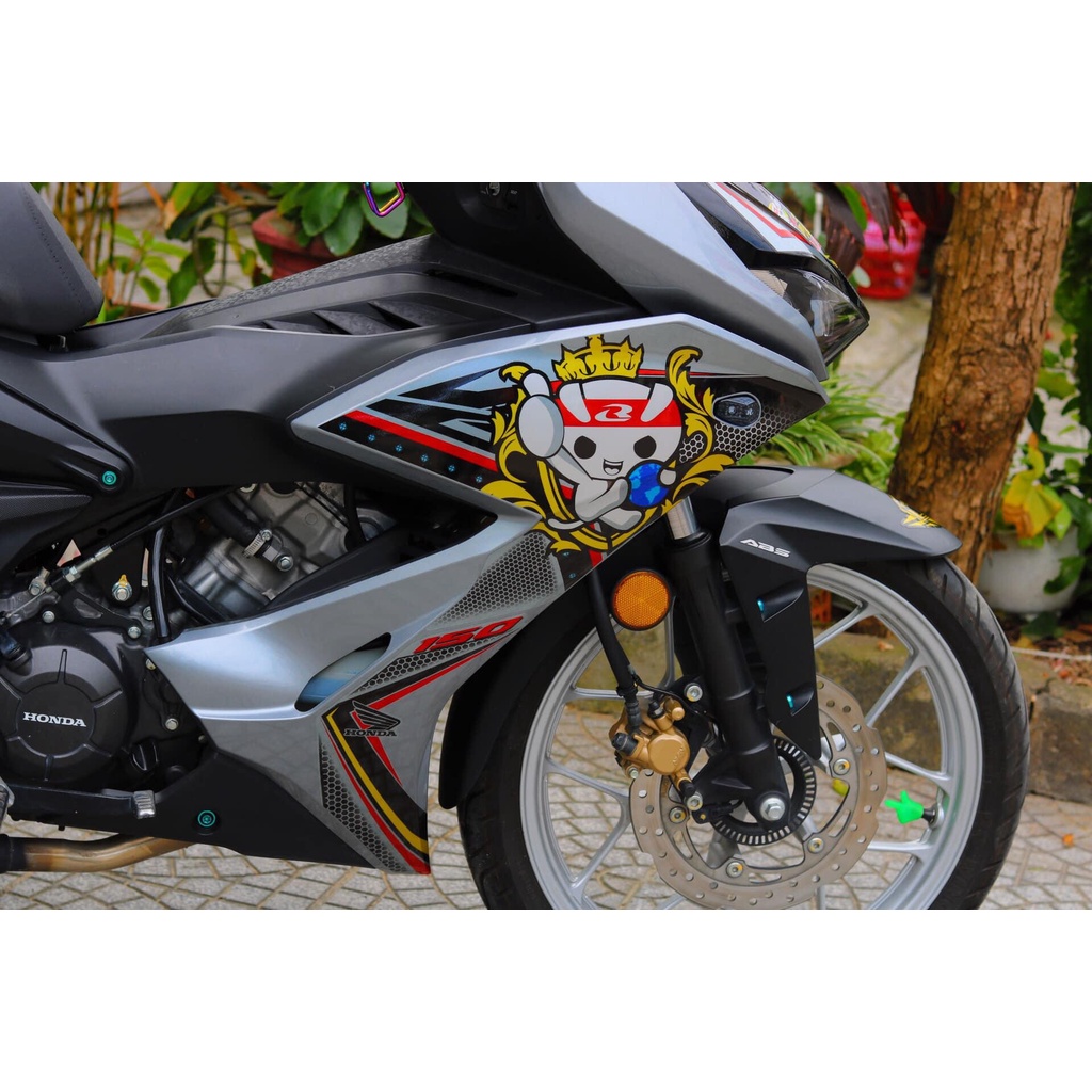 [FreeShip] Tem Decal Rời mẫu RCB RacingBoy cho Winner X 150 bạc cực chất - tem 3 lớp cao cấp