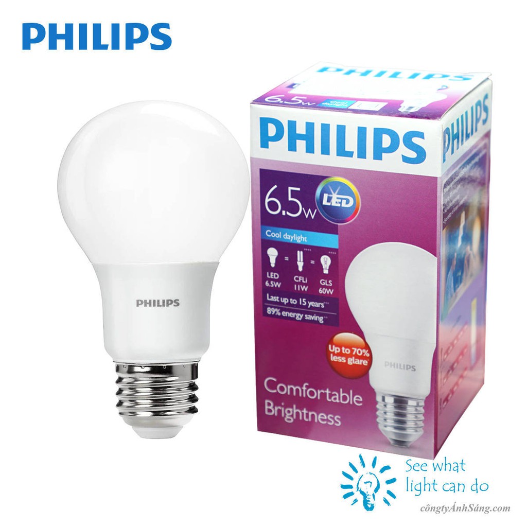 Bóng đèn Led buld cao cấp G6 6,5W PHILIPS