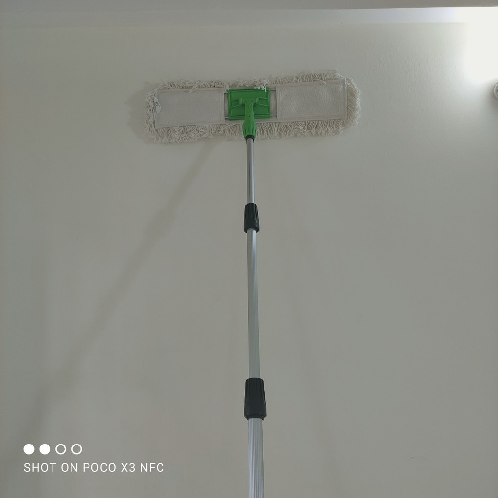 Bộ lau tấm pin năng lượng mặt trời ap mái bằng bàn lau 60cm và, cây nối 6m