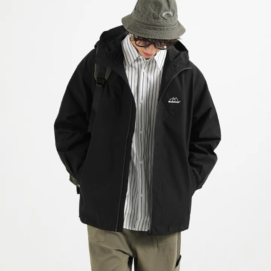Áo khoác gió unisex 2 lớp, chống nước, chống bụi - Local Brand ZONEF OFFICIAL AGM