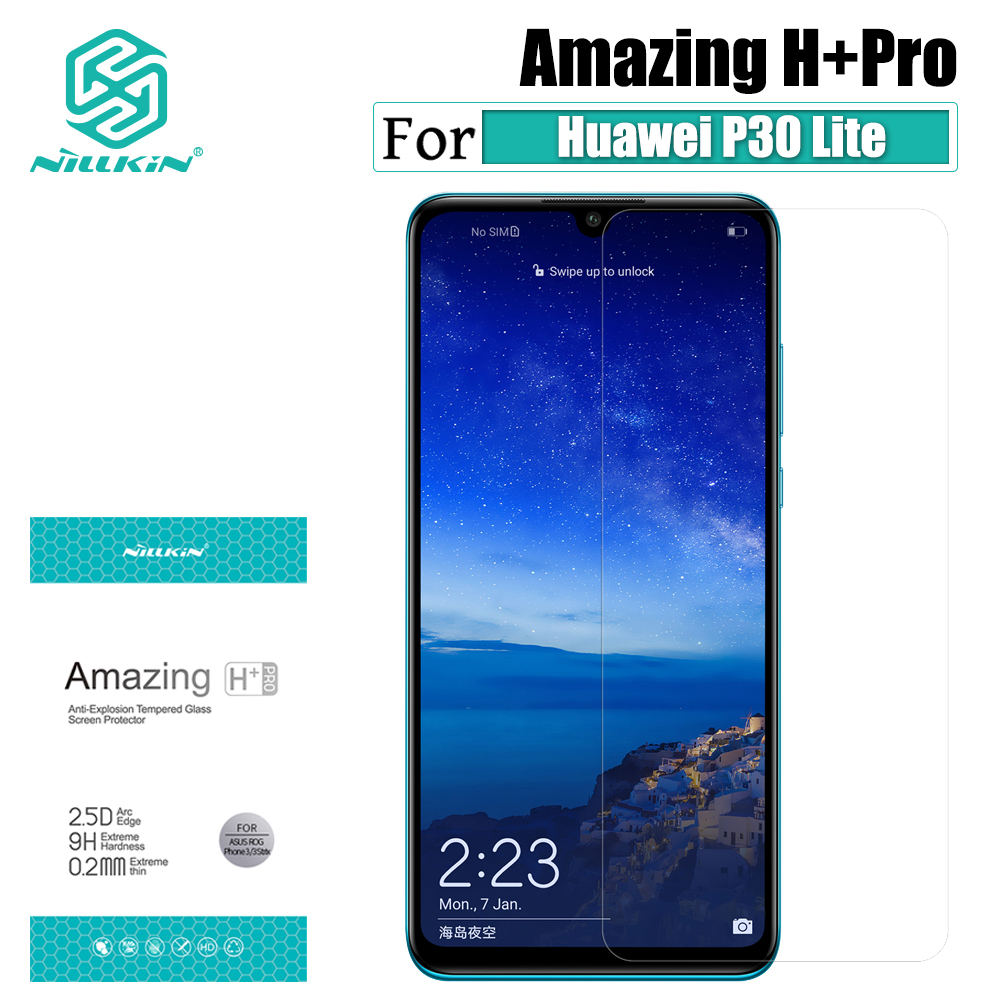 Kính Cường Lực NILLKIN H + PRO Cho Huawei P30 Lite/ Nova 4E 0.2mm 9H Chống Chói Chống Nổ Siêu Mỏng Bảo Vệ Điện Thoại