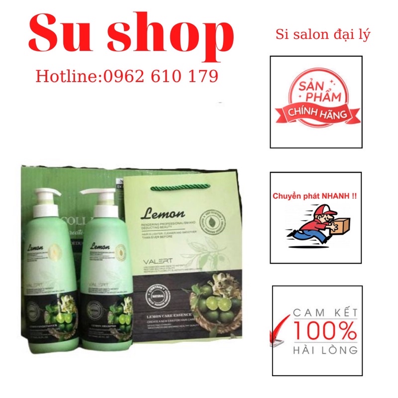 Dầu gội xả tinh chất hoa bưởi chanh LEMON BALERT 800ml phục hồi chống rụng tóc