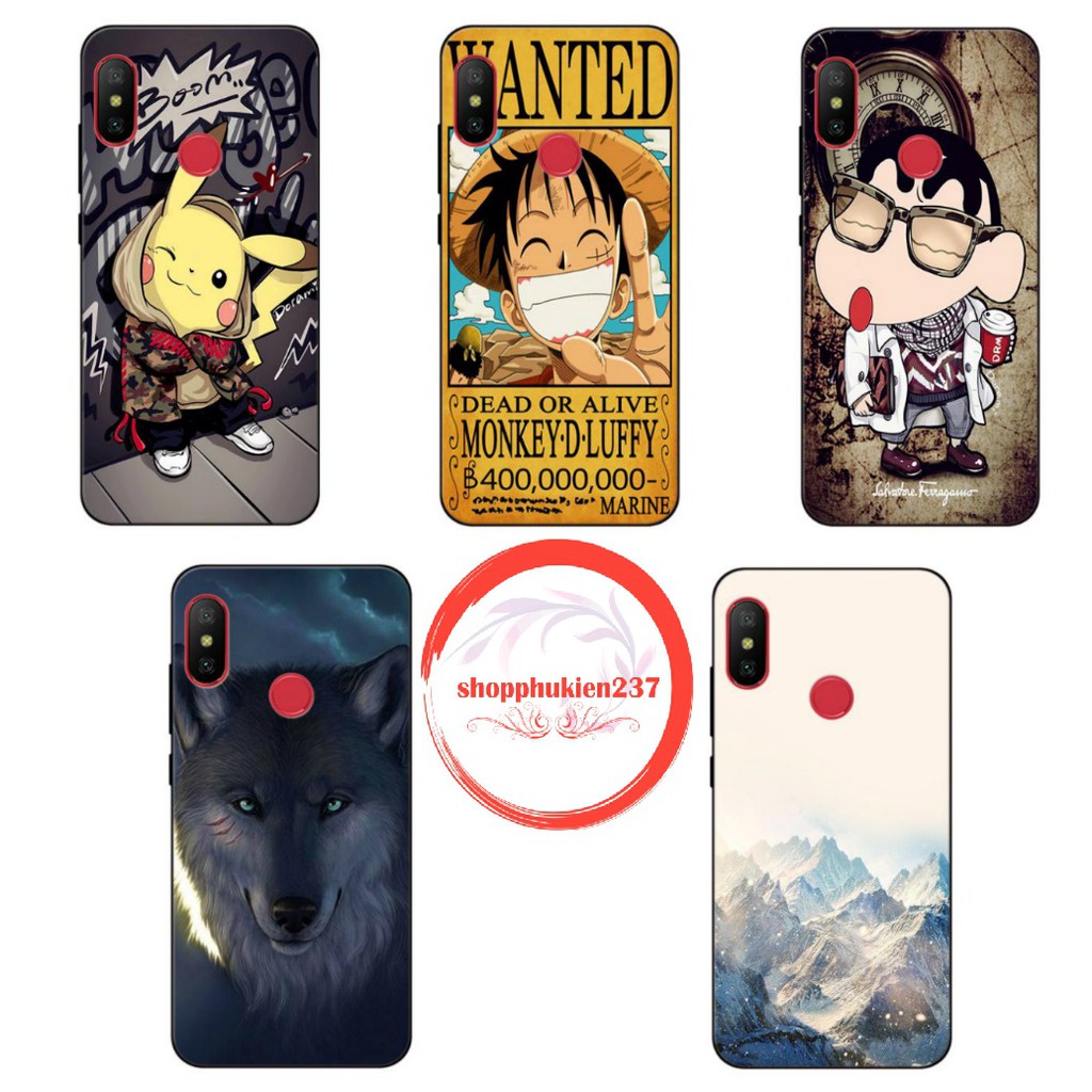 [Freeship toàn quốc từ 50k] ỐP LƯNG XIAOMI REDMI NOTE 6 PRO ỐP DẺO HÌNH ĐA DẠNG