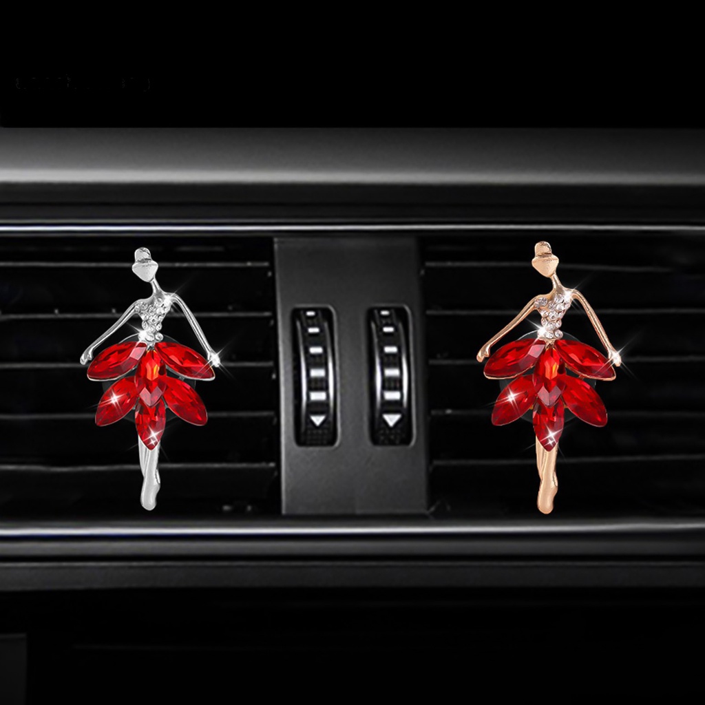Kẹp khuếch tán nước hoa hình cô gái múa ba lê bằng kim loại gắn điều hòa xe hơi | BigBuy360 - bigbuy360.vn