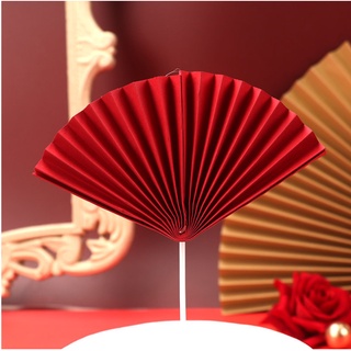 Set 5 Quạt Giấy Nhí Trang Trí Tết