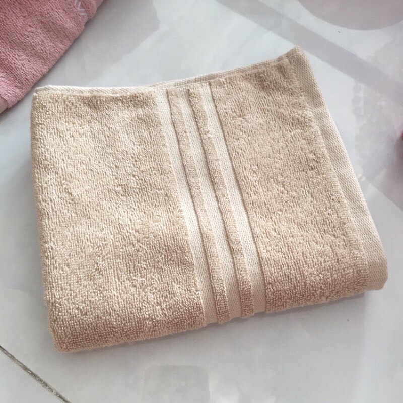 Khăn tắm, khăn gội cao cấp xuất Hàn cỡ trung, 100% cotton, kt 40x80 cm mềm mại, thấm nước cực tốt [Hàng VNXK]