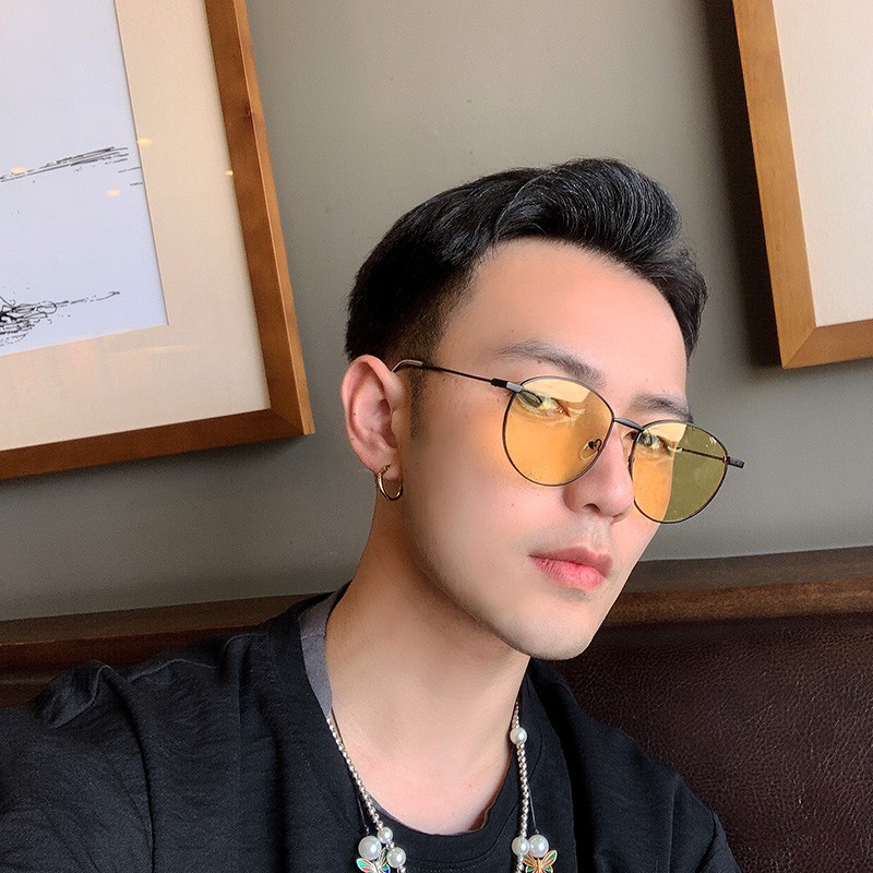 Kính mát nam nữ Bagu Chống UV400 mắt tròn thời trang , gọng thanh mảnh nhẹ nhàng thoải mái , 2 màu thời trang | BigBuy360 - bigbuy360.vn