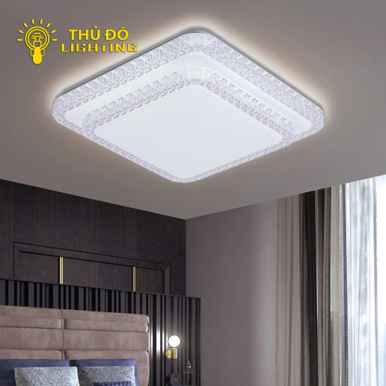 Đèn Mâm Ốp Trần Hiện Đại 2022 Trang Trí Phòng Khách Phòng Ngủ THỦ ĐÔ LIGHTING Thiết Kế 3 Hình Tròn Vuông Hình Chữ Nhật
