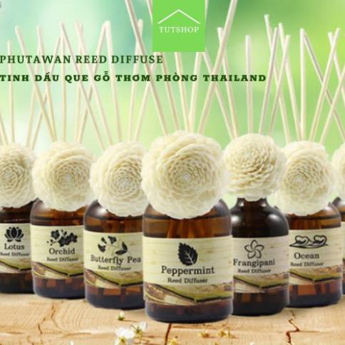 TINH DẦU QUE GỖ THƠM PHÒNG PHUTAWAN AROMA REED DIFFUSER 50ML  - Sáp Thơm Phòng