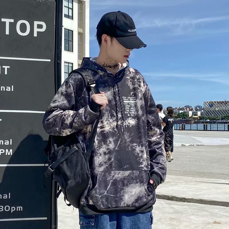 European Style Men's Long Sleeve Hoodie 2 Colors M-5XlX