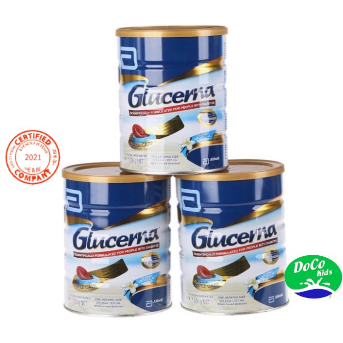 Sữa tiểu đường Glucerna Úc, vị Vani, Hộp 850g, Bổ sung dưỡng chất cho người ăn kiêng, Người bị tiểu đường.