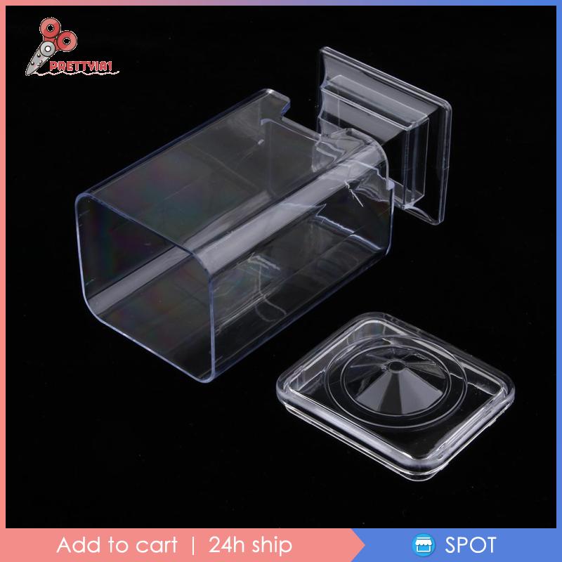 [Prettyia1] Hộp Bông Tẩy Trang / Giá Đỡ Bông Tẩy Trang / Hộp Đựng