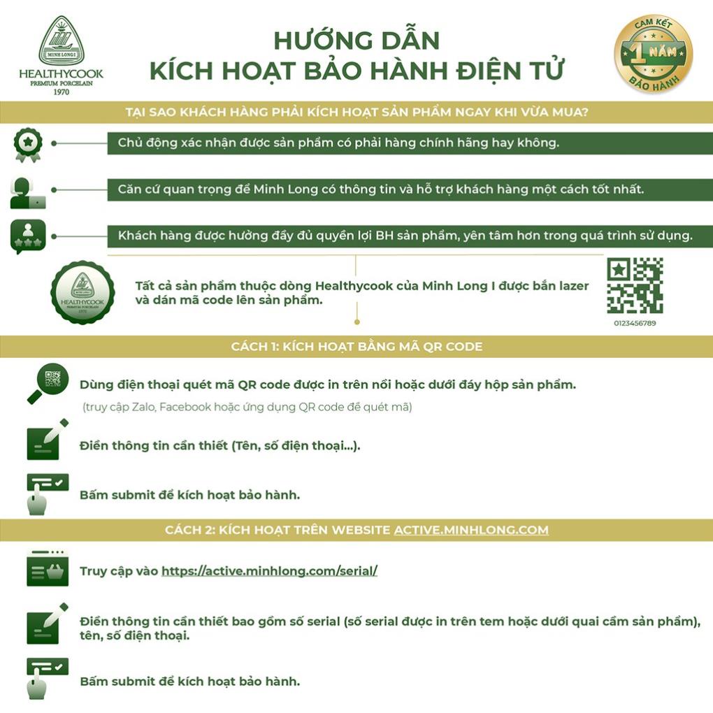 Nồi sứ dưỡng sinh Minh Long - Luna 0.55 L + nắp dùng cho bếp gas, bếp hồng ngoại, không dùng cho bếp từ