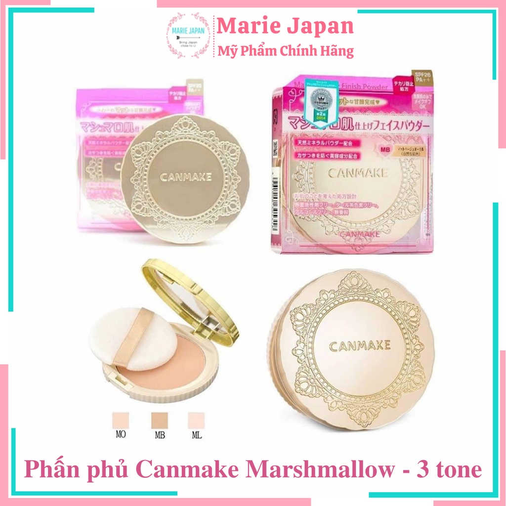 Phấn phủ Canmake Marshmallow Finish Powder Nhật Bản