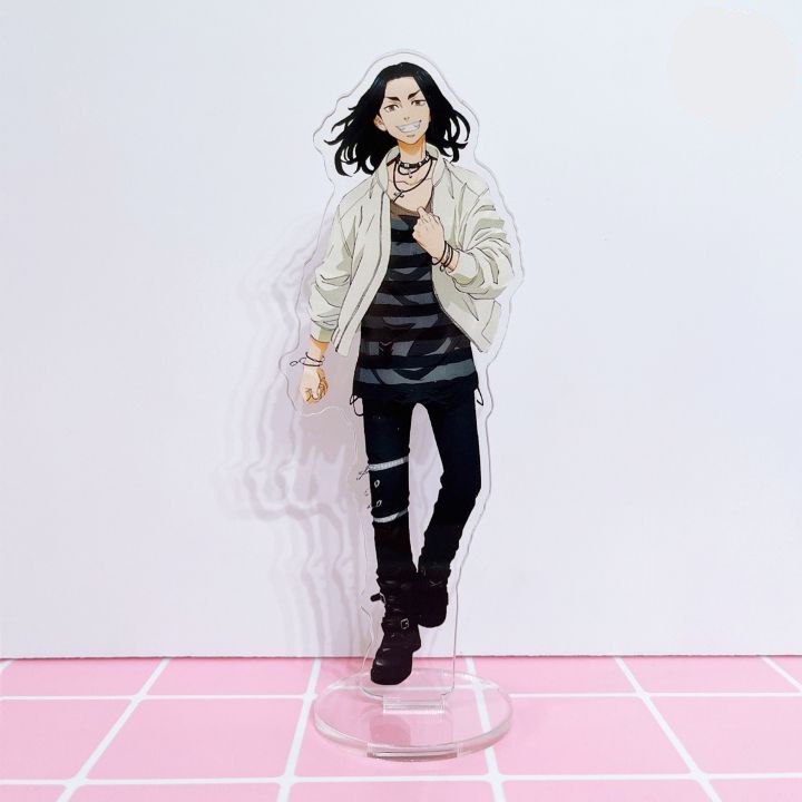 Mô Hình Standee Anime Mikey Draken Tokyo Revengers Chất liệu Acrylic trang trí góc học tập bàn làm việc kích thước 15cm