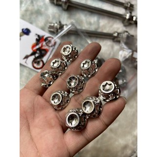 Ốc Salaya (Inox)8ly Đủ Size Gắn Nhiều Vị Trí Trên Xe
