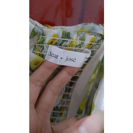 Thanh lí pass Đầm Stella vải voan hoa của nhà dearjose dear jose