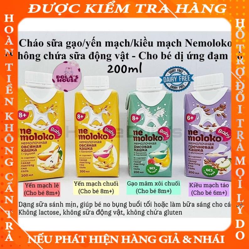 SỮA YẾN MẠCH / KIỀU MẠCH NEMOLOKO - CHO BÉ DỊ ỨNG ĐẠM BÒ phanloi