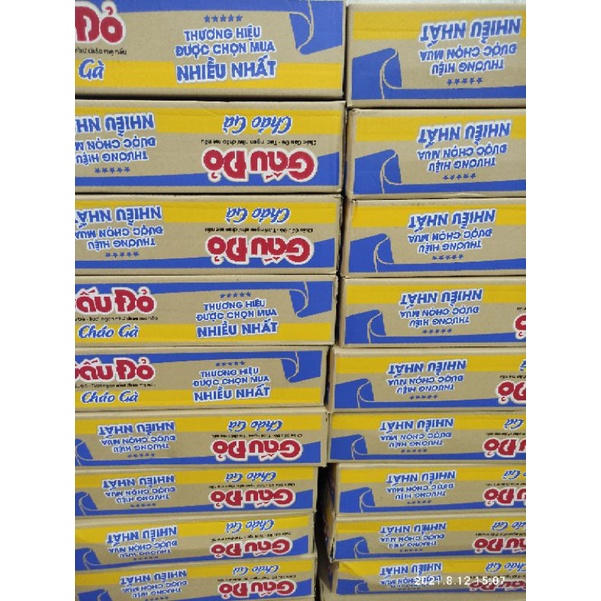 Cháo ăn liền gấu đỏ thùng 50 gói