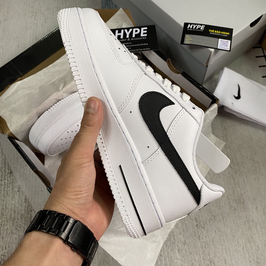Giầy Nike Air force 1 low AF1 đen trắng full box 2022