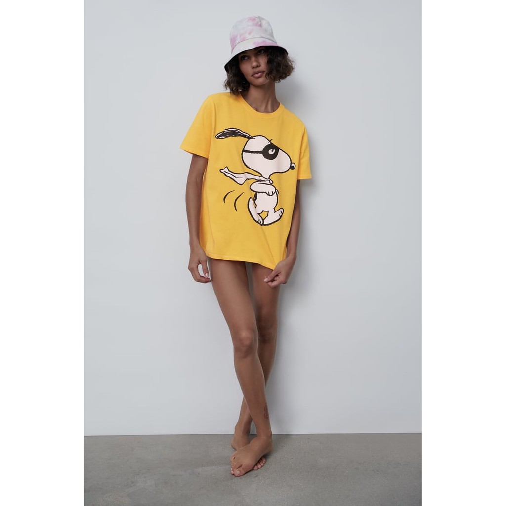 Áo Thun Nữ Zara Peanut Tone Màu Tươi Mát, Trẻ Trung Năng Động Đầy Sức Sống Hàng Vnxk