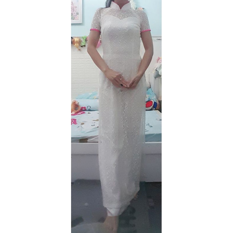 Thanh lý  áo dài đẹp dưới 55kg. kèm quần hong Eo&lt; 75cm