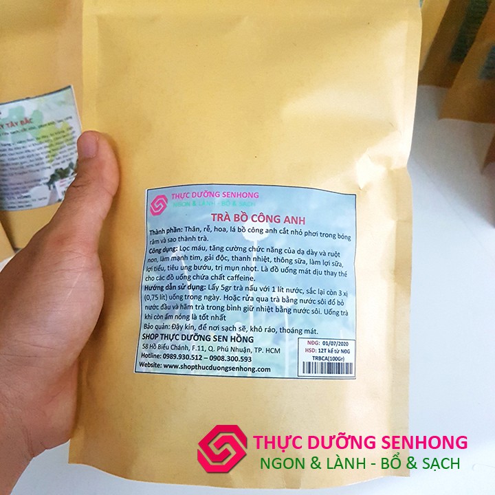 Trà Bồ Công Anh  - Thực dưỡng Sen Hồng