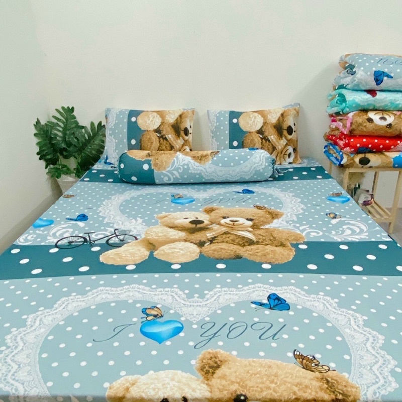 Bộ dra-áo gối-mền THUN LẠNH HÀN QUỐC hàng nhà may
