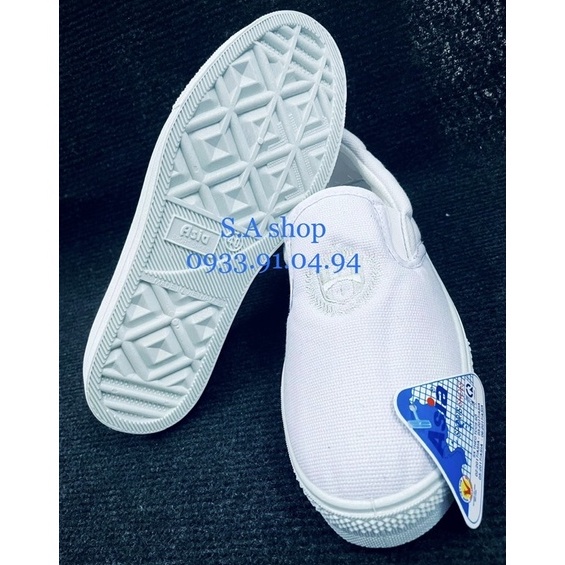 Giày thể thao xỏ/lười TRẮNG NAM ASIA