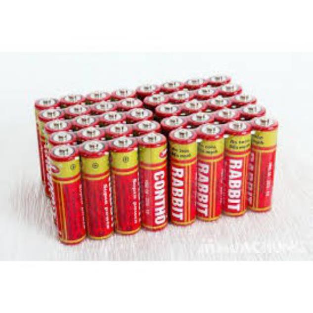 Vỉ 4 Viên Pin đũa AAA, pin tiểu AA 1.5V Con thỏ - HV Store 190