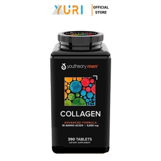 Collagen nam - Youtheory Mens Collagen type 1 2 & 3 hộp 390 viên
