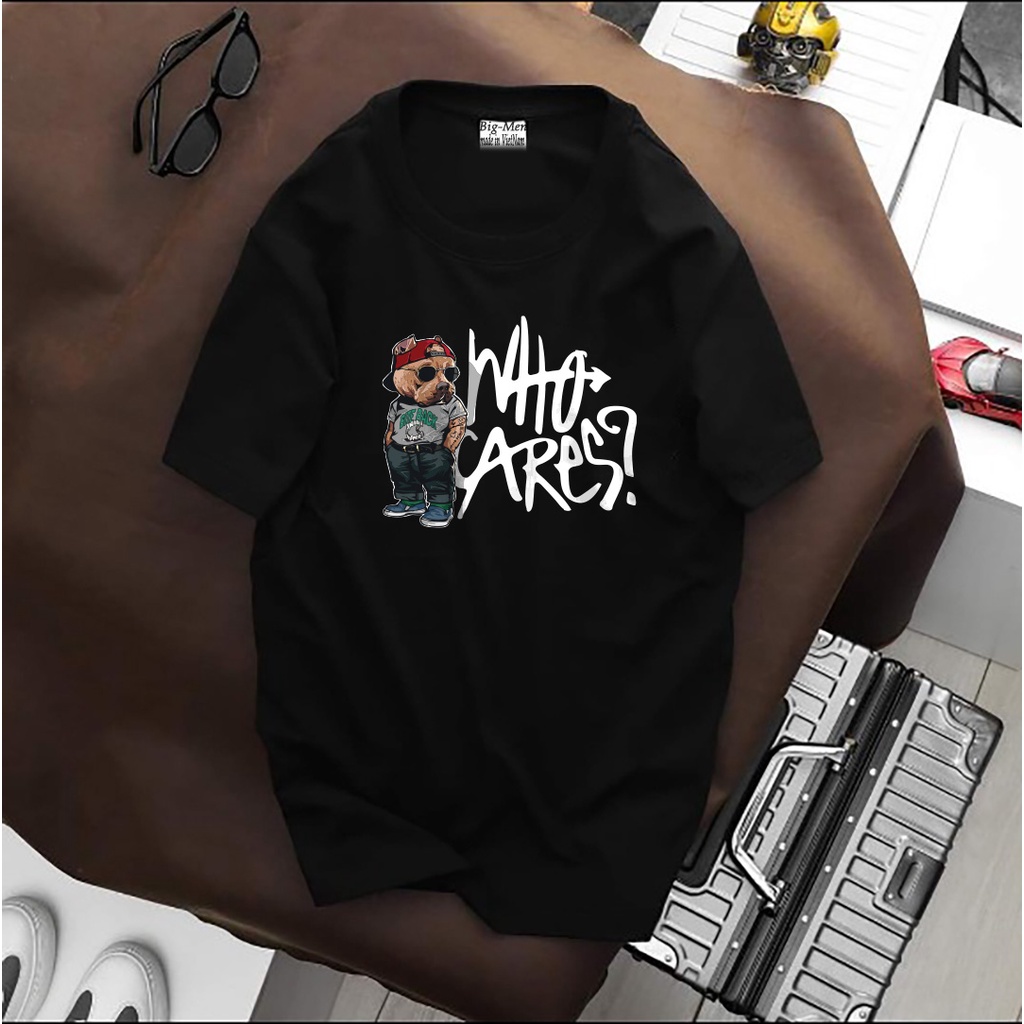 Big size- Áo thun unisex thời trang in hình gấu siêu hot 50-140kg