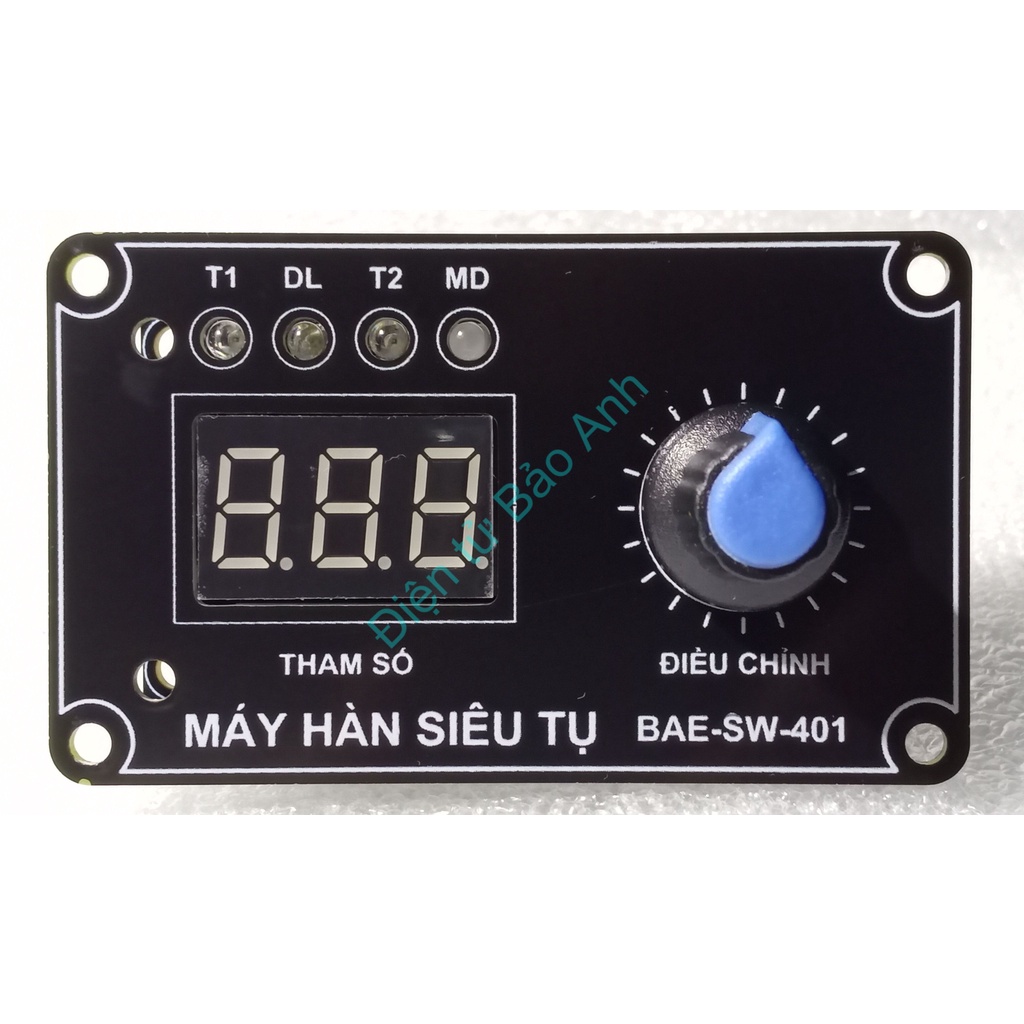 Mạch timer xung kép BAE-SW401 cho máy hàn cell pin dùng siêu tụ