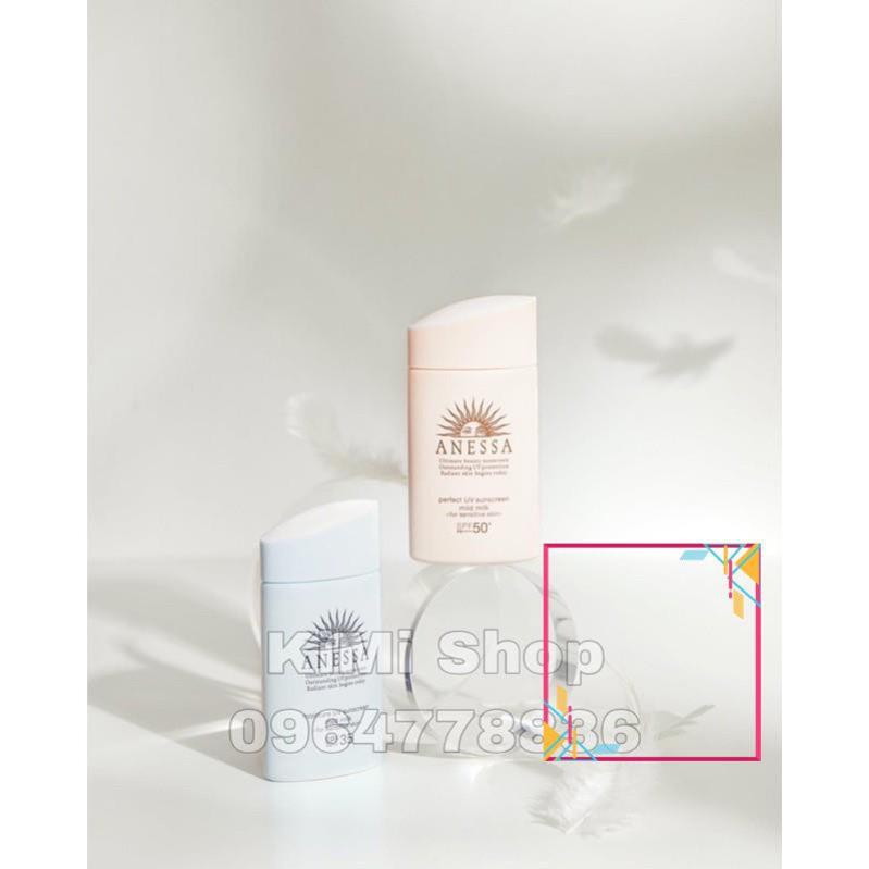 (MẪU MỚI NHẤT 2020) Kem chống nắng Anessa Shiseido cho da nhạy cảm spf 50+ 60ml