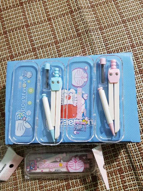12 bộ compa chì bấm, compa chì kim