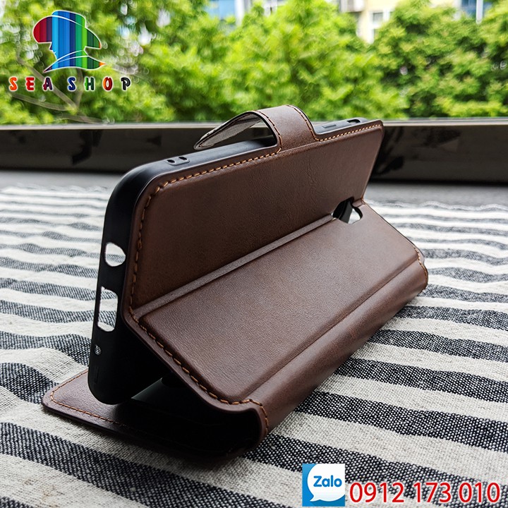 Bao da Samsung Galaxy J7 Pro SM-J730 Nắp gập - Ốp lưng 2 mặt thiết kế ví cài thẻ, thiết kế ngăn lớn để tiền mặt | BigBuy360 - bigbuy360.vn