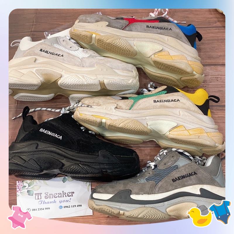(❤️ Freeship +tặng hộp + quà +bill❤️) giày thể thao nam nữ balen lỗi chữ đế phân tầng hàng cao cấp , tặng hộp