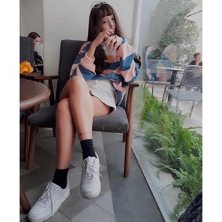 Sweater pink blue