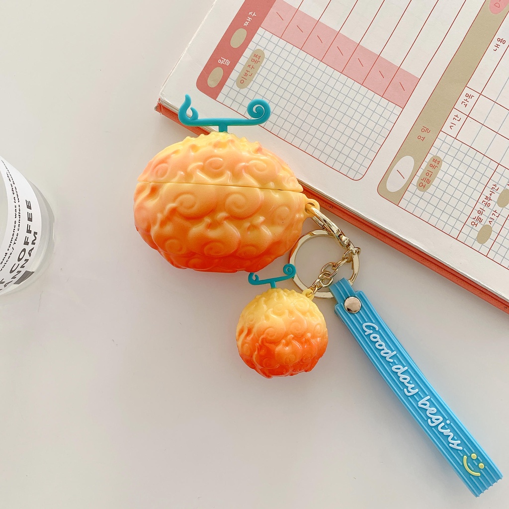 Vỏ Bảo Vệ Hộp Sạc Tai Nghe AirPods3 Pro AirPods3 Bằng Cao Su Họa Tiết Trái Cây Ác Quỷ One Piece 2021 Mới Ốp