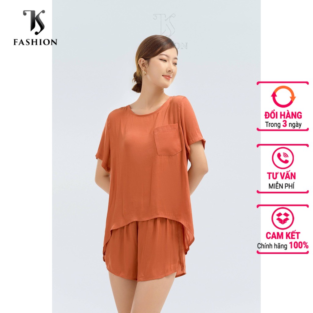 Bộ pijama lụa đũi vải thoáng mát mềm mại, thời trang cao cấp TK FASHION BD2021
