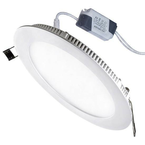 Đèn Led Panel mỏng tròn Âm Trần 3W, 4W, 6W, 9W, 12W, 18W, 24W  - Điện nước gia dụng Hoàng Kim