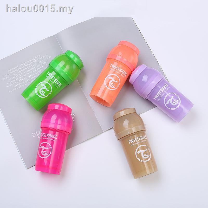 Bình Sữa Silicone Màu Cầu Vồng Chống Va Đập Cho Bé Sơ Sinh